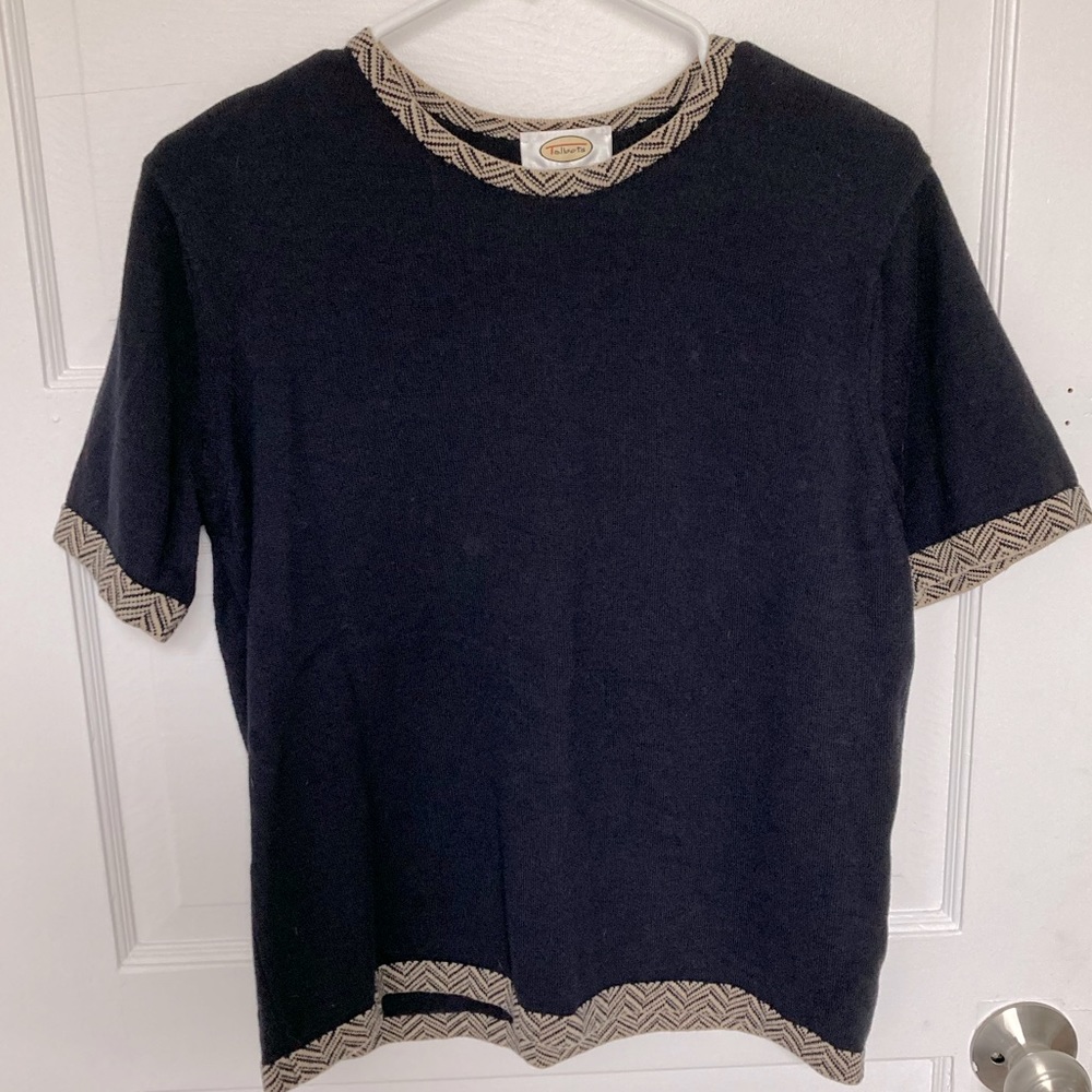Talbot’s Vintage Knit Ringer Tee